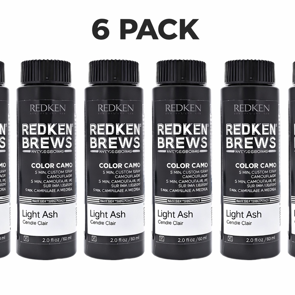 NWT Redken Brews Color Camo Light Ash x6